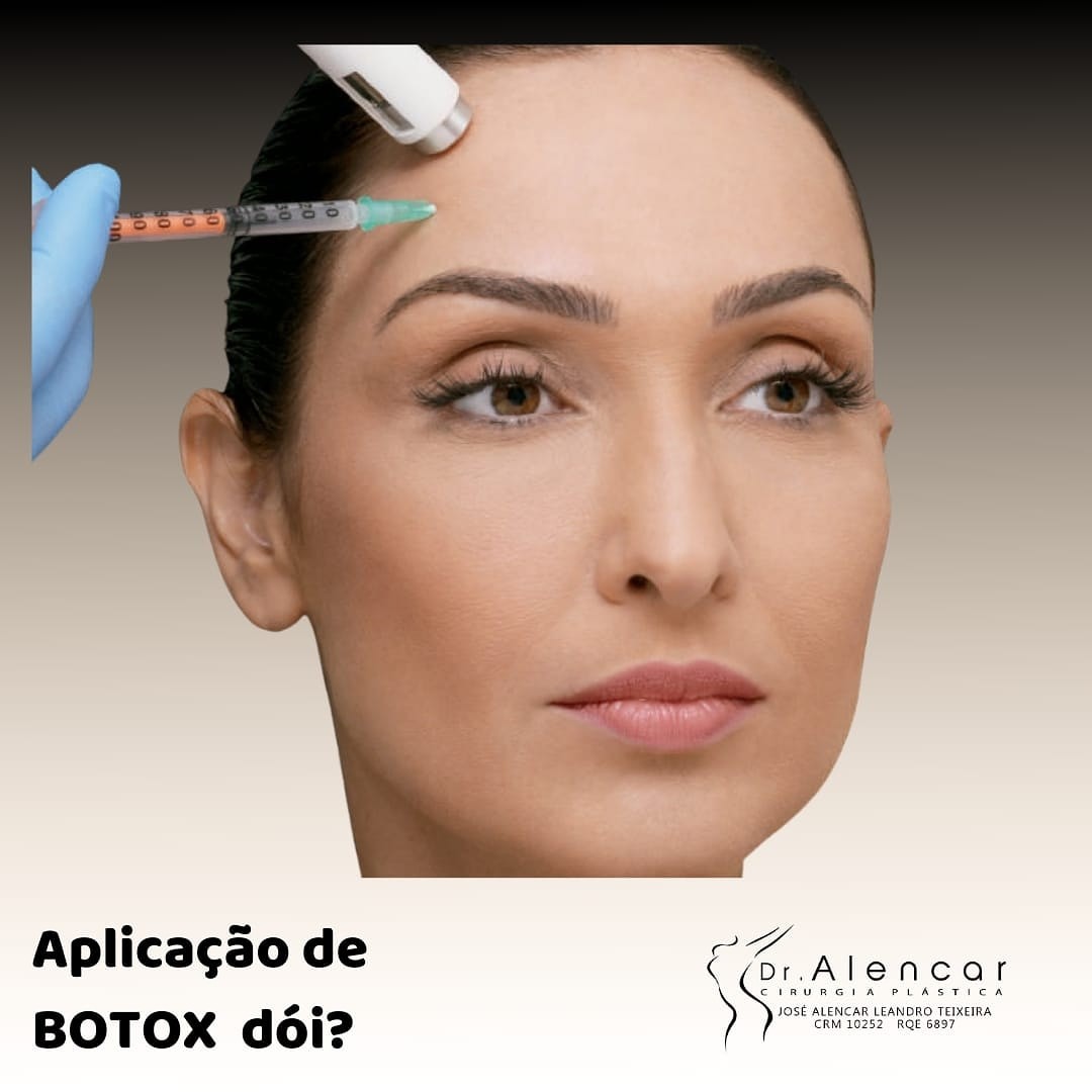Aplicação de Botox dói ?